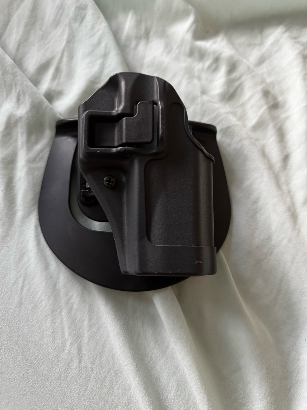 Black Paddle Holster for Men - Secure Right-Hand Carry 19mm Glo